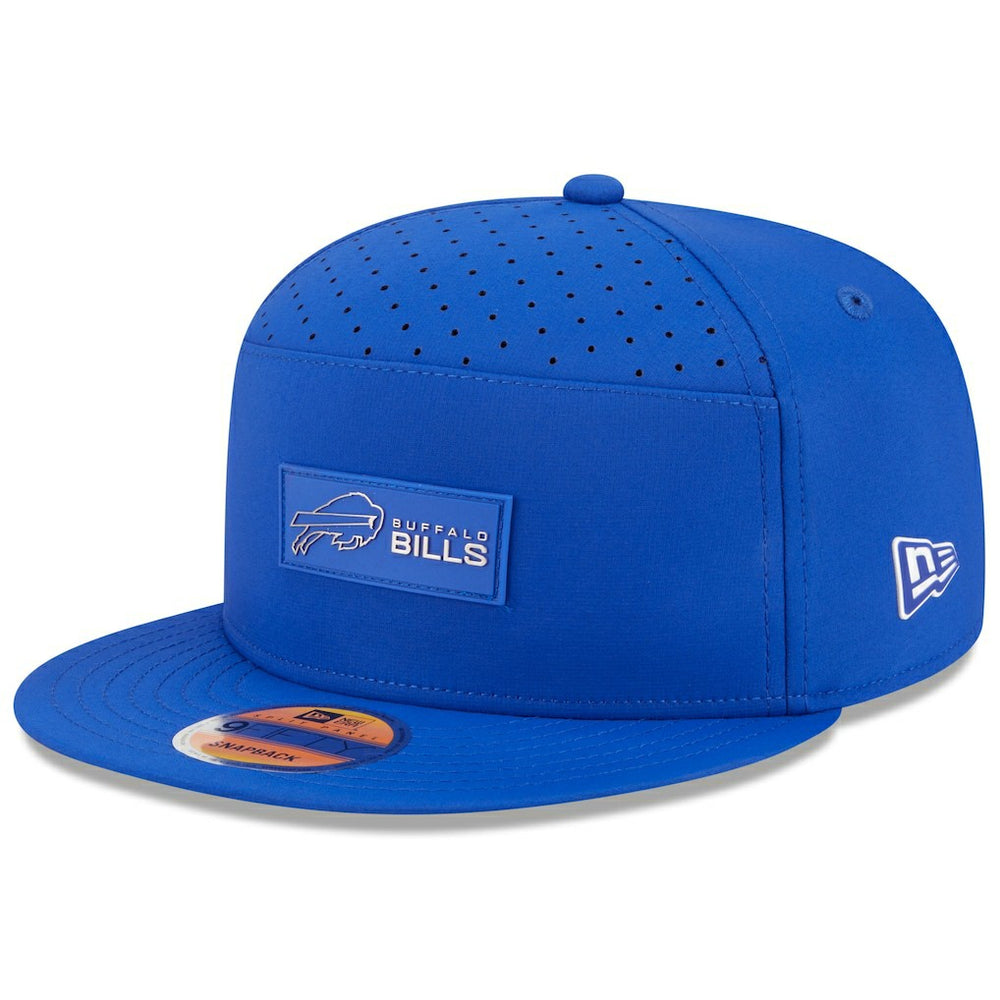 Buffalo Bills New Era 2025 Sideline Split Panel 9FIFTY Snapback Hat Royal - NFL