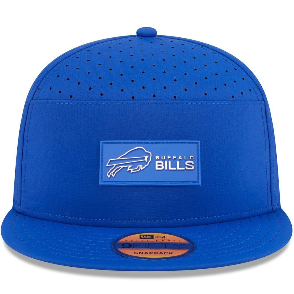 Buffalo Bills New Era 2025 Sideline Split Panel 9FIFTY Snapback Hat Royal - NFL