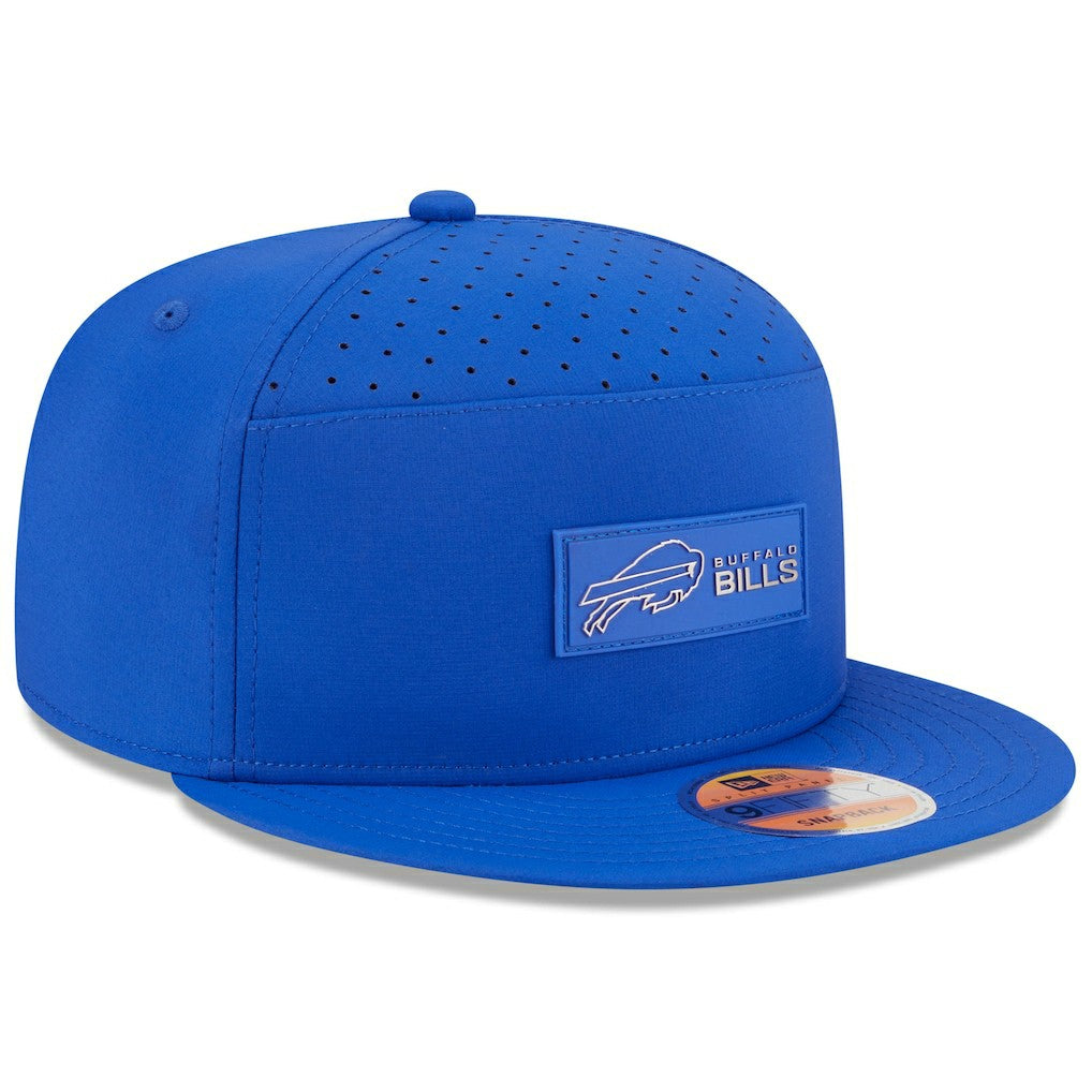 Buffalo Bills New Era 2025 Sideline Split Panel 9FIFTY Snapback Hat Royal - NFL