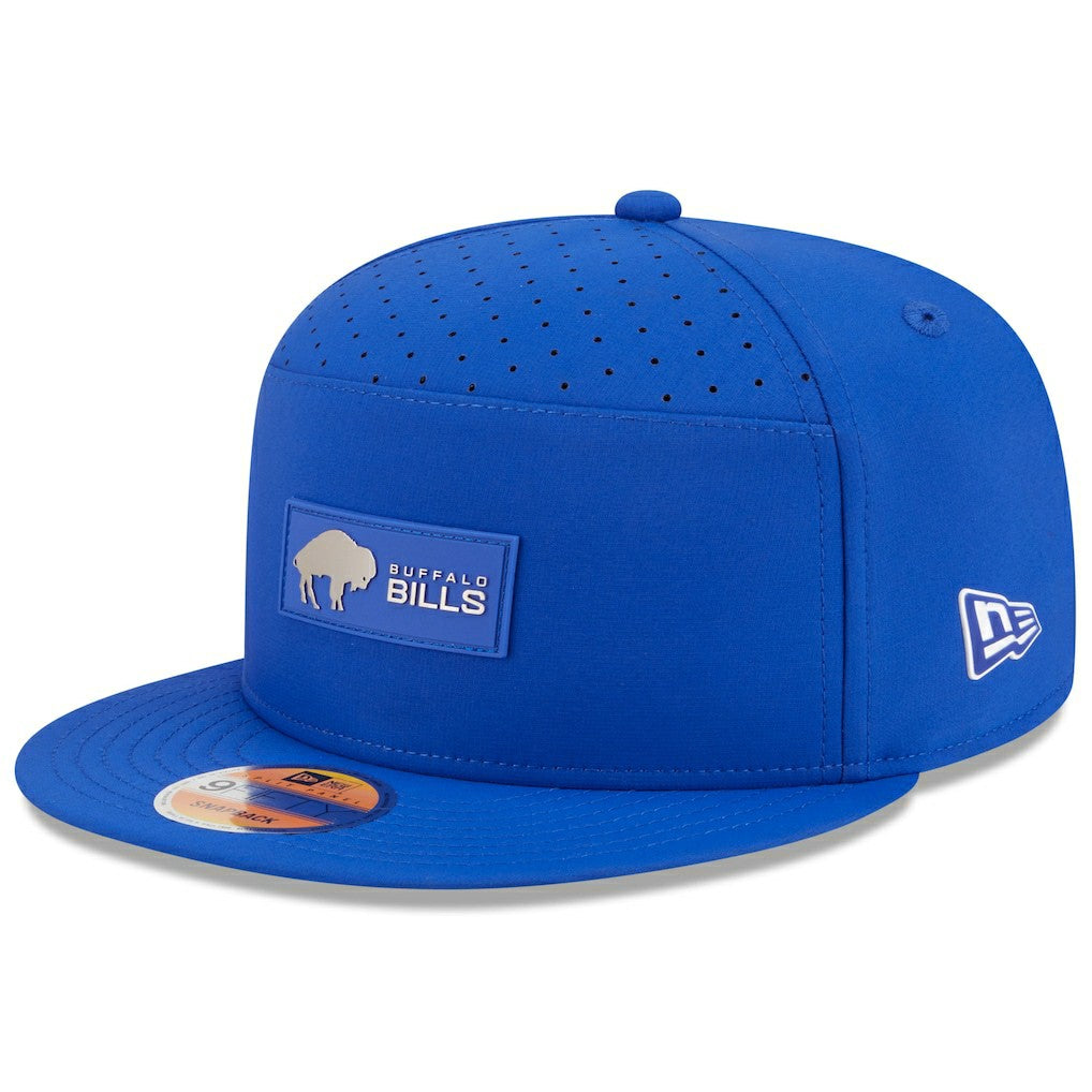 Buffalo Bills New Era 2025 Sideline Throwback Split Panel 9FIFTY Snapback Hat Royal - NFL