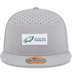 Philadelphia Eagles New Era 2025 Sideline Split Panel 9FIFTY Snapback Hat Gray - NFL