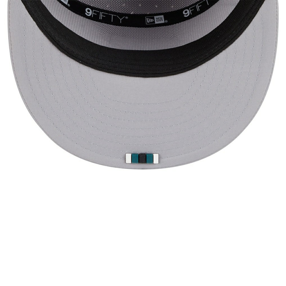 Philadelphia Eagles New Era 2025 Sideline Split Panel 9FIFTY Snapback Hat Gray - NFL