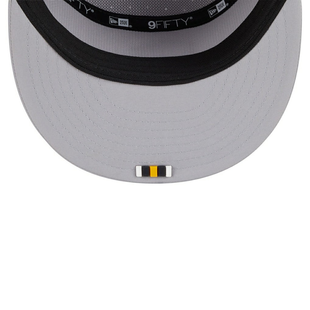 Pittsburgh Steelers New Era 2025 Sideline Split Panel 9FIFTY Snapback Hat Gray - NFL