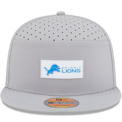Detroit Lions New Era 2025 Sideline Split Panel 9FIFTY Snapback Hat Gray - NFL