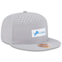 Detroit Lions New Era 2025 Sideline Split Panel 9FIFTY Snapback Hat Gray - NFL