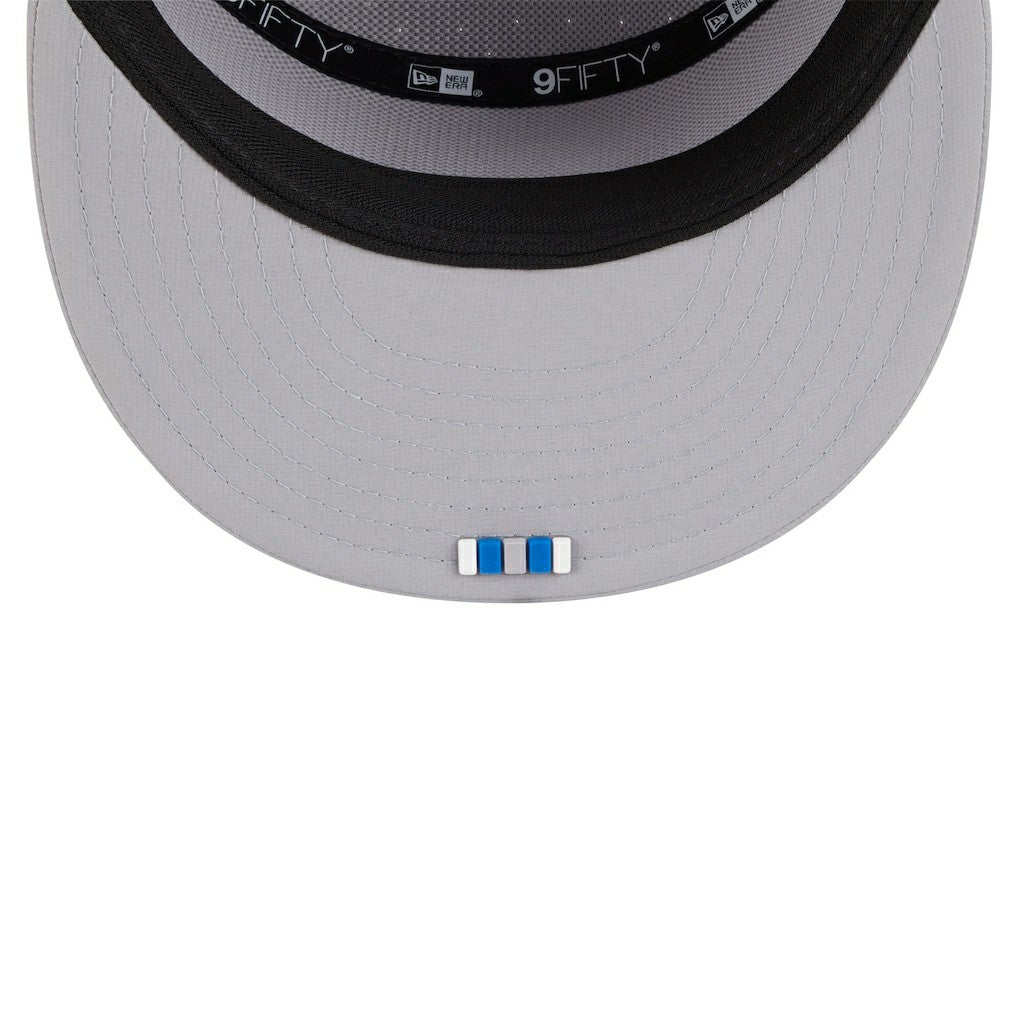 Detroit Lions New Era 2025 Sideline Split Panel 9FIFTY Snapback Hat Gray - NFL