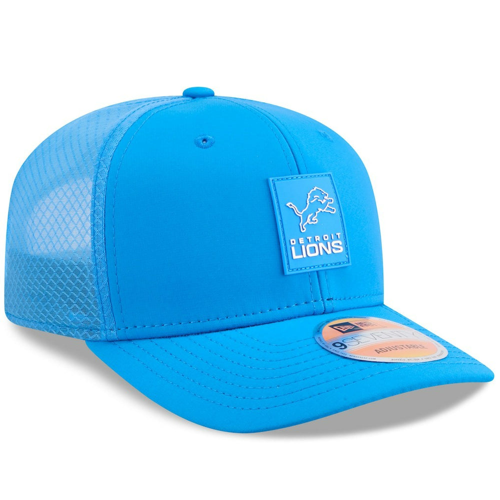 Detroit Lions New Era 2025 Sideline 9SEVENTY Trucker Adjustable Hat Blue - NFL