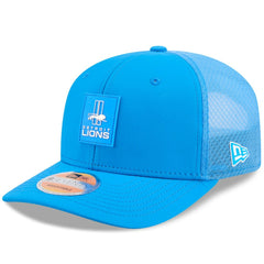 Detroit Lions New Era 2025 Sideline Throwback 9SEVENTY Trucker Adjustable Hat Blue - NFL