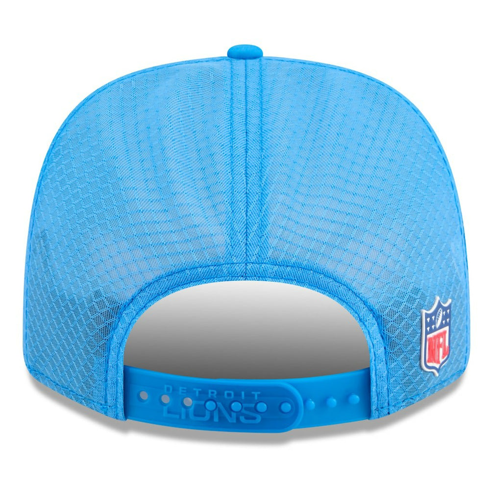 Detroit Lions New Era 2025 Sideline Throwback 9SEVENTY Trucker Adjustable Hat Blue - NFL