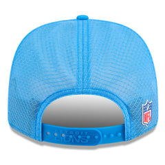 Detroit Lions New Era 2025 Sideline Throwback 9SEVENTY Trucker Adjustable Hat Blue - NFL