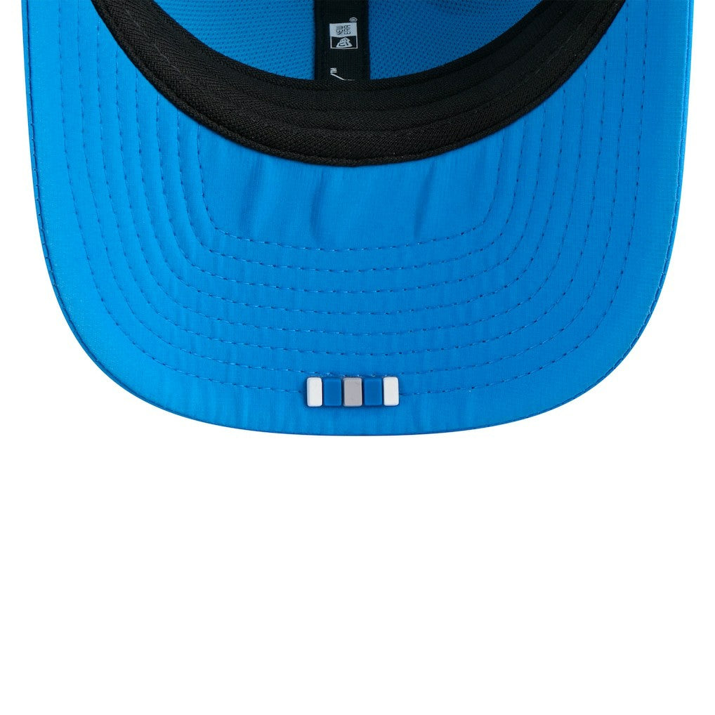 Detroit Lions New Era 2025 Sideline Throwback 9SEVENTY Trucker Adjustable Hat Blue - NFL