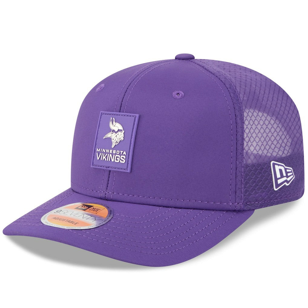 Minnesota Vikings New Era 2025 Sideline 9SEVENTY Trucker Adjustable Hat Purple - NFL