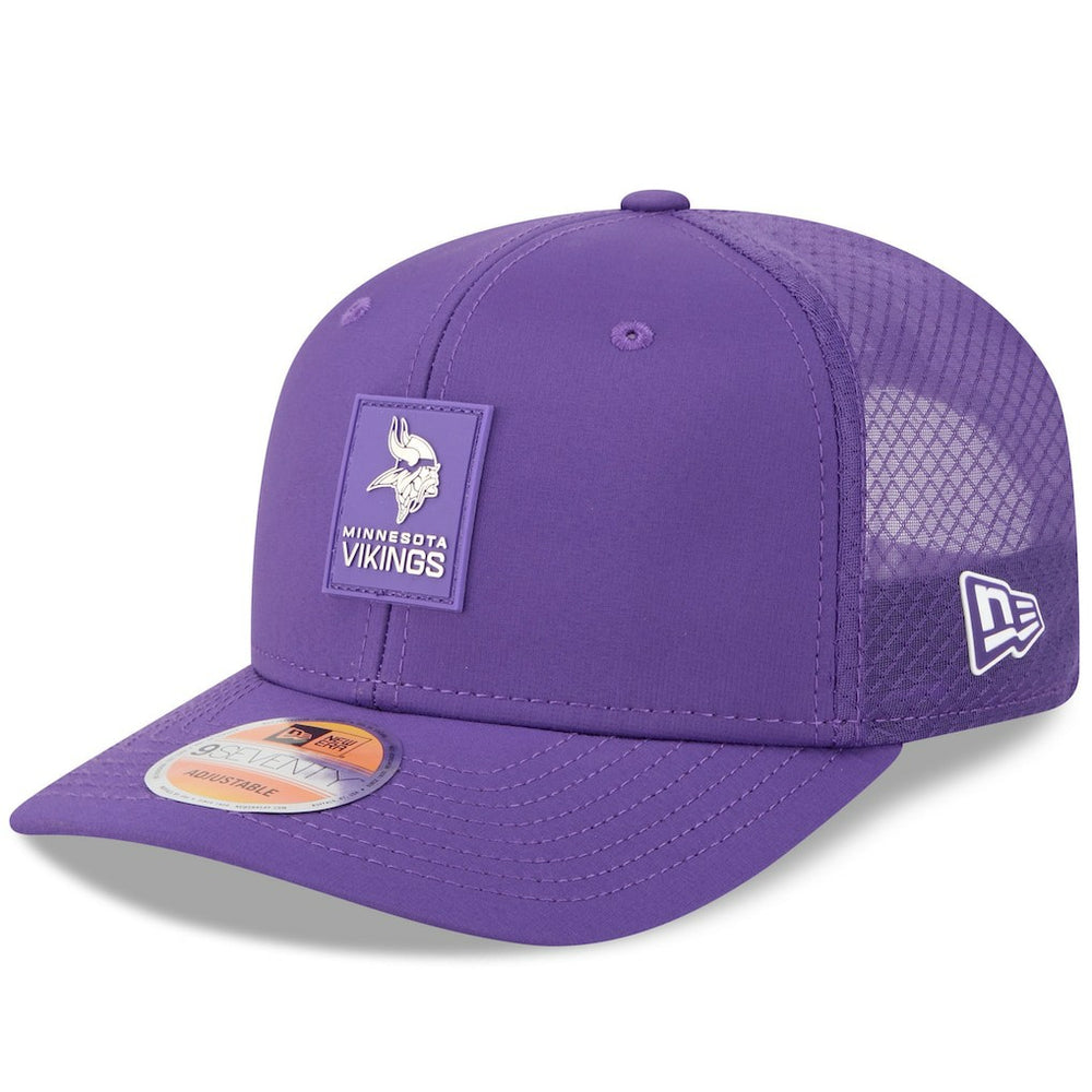 Minnesota Vikings New Era 2025 Sideline 9SEVENTY Trucker Adjustable Hat Purple - NFL
