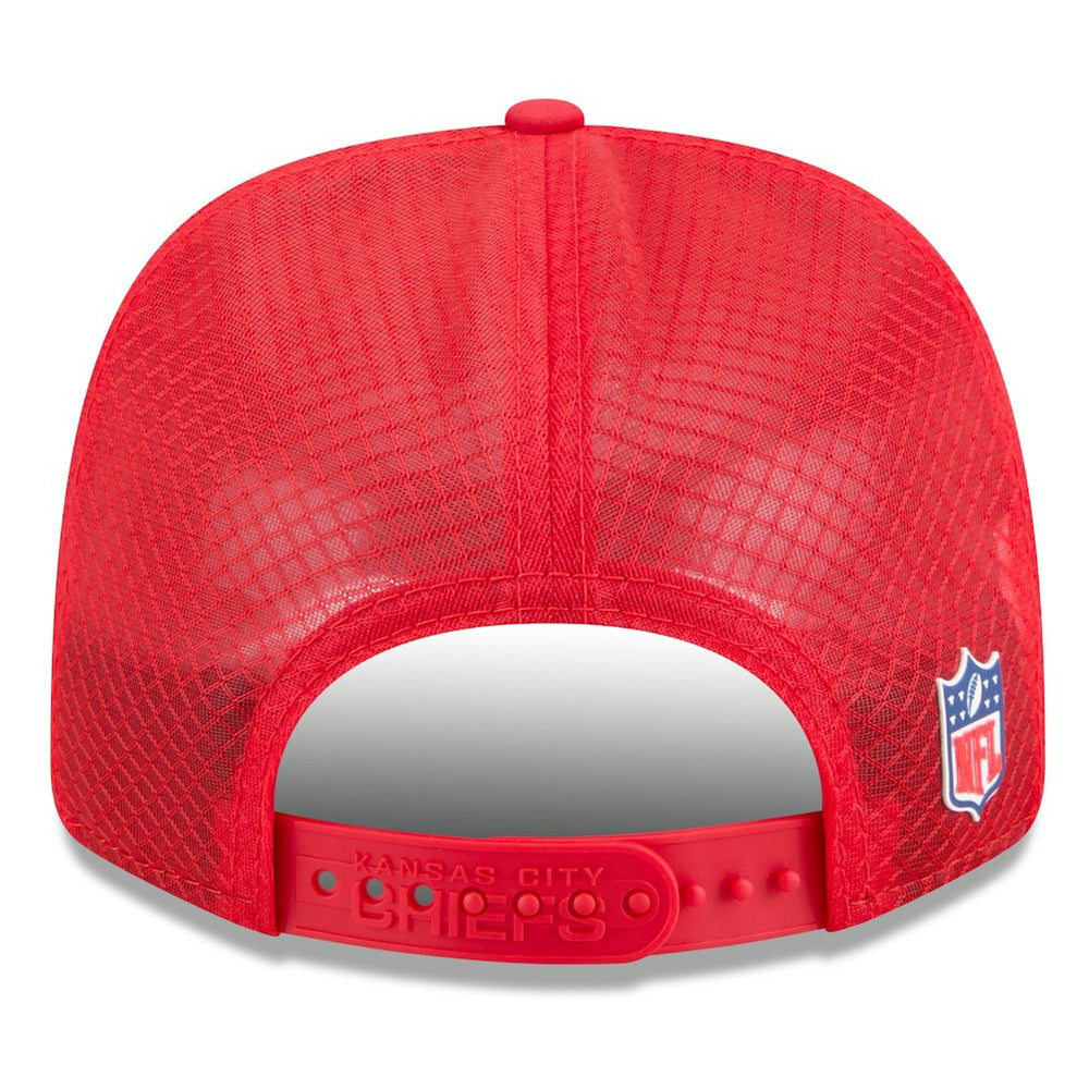 Kansas City Chiefs New Era 2025 Sideline 9SEVENTY Trucker Adjustable Hat Red - NFL