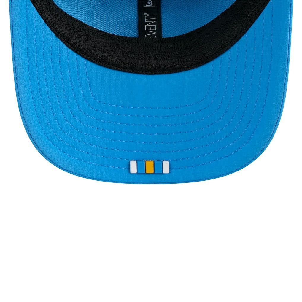 Los Angeles Chargers New Era 2025 Sideline 9SEVENTY Trucker Adjustable Hat Powder Blue - NFL