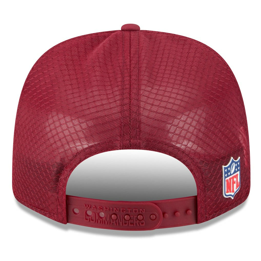Washington Commanders New Era 2025 Sideline 9SEVENTY Trucker Adjustable Hat Burgundy - NFL