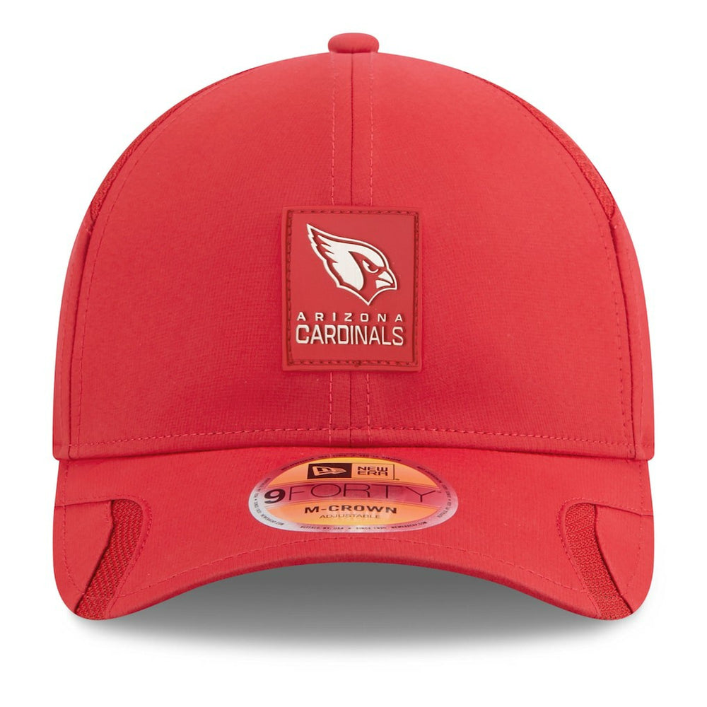 Arizona Cardinals New Era 2025 Sideline M-Crown 9FORTY Adjustable Hat Cardinal - NFL