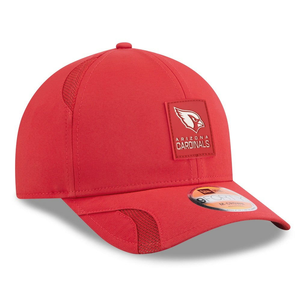 Arizona Cardinals New Era 2025 Sideline M-Crown 9FORTY Adjustable Hat Cardinal - NFL