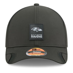 Baltimore Ravens New Era 2025 Sideline M-Crown 9FORTY Adjustable Hat Black - NFL