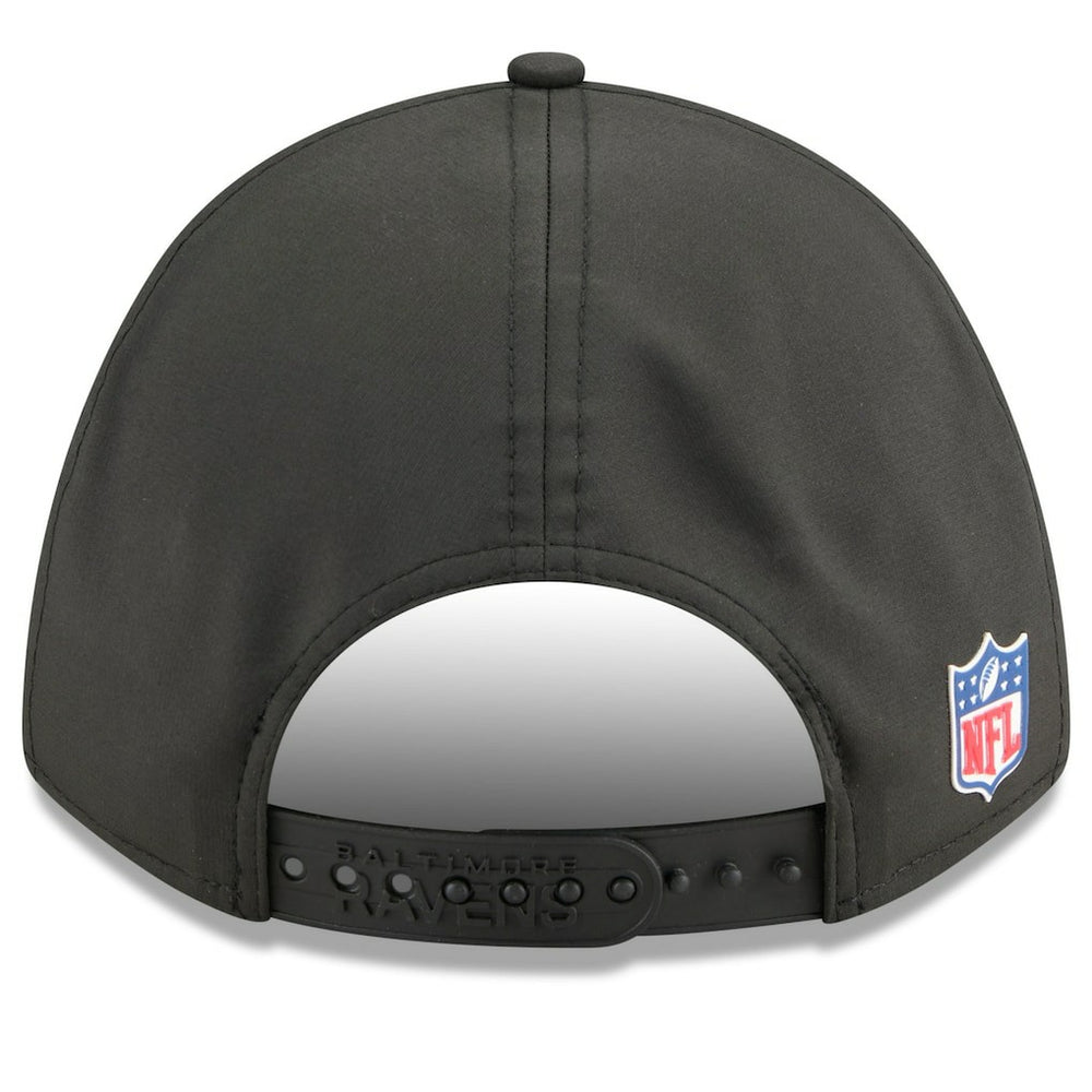 Baltimore Ravens New Era 2025 Sideline M-Crown 9FORTY Adjustable Hat Black - NFL