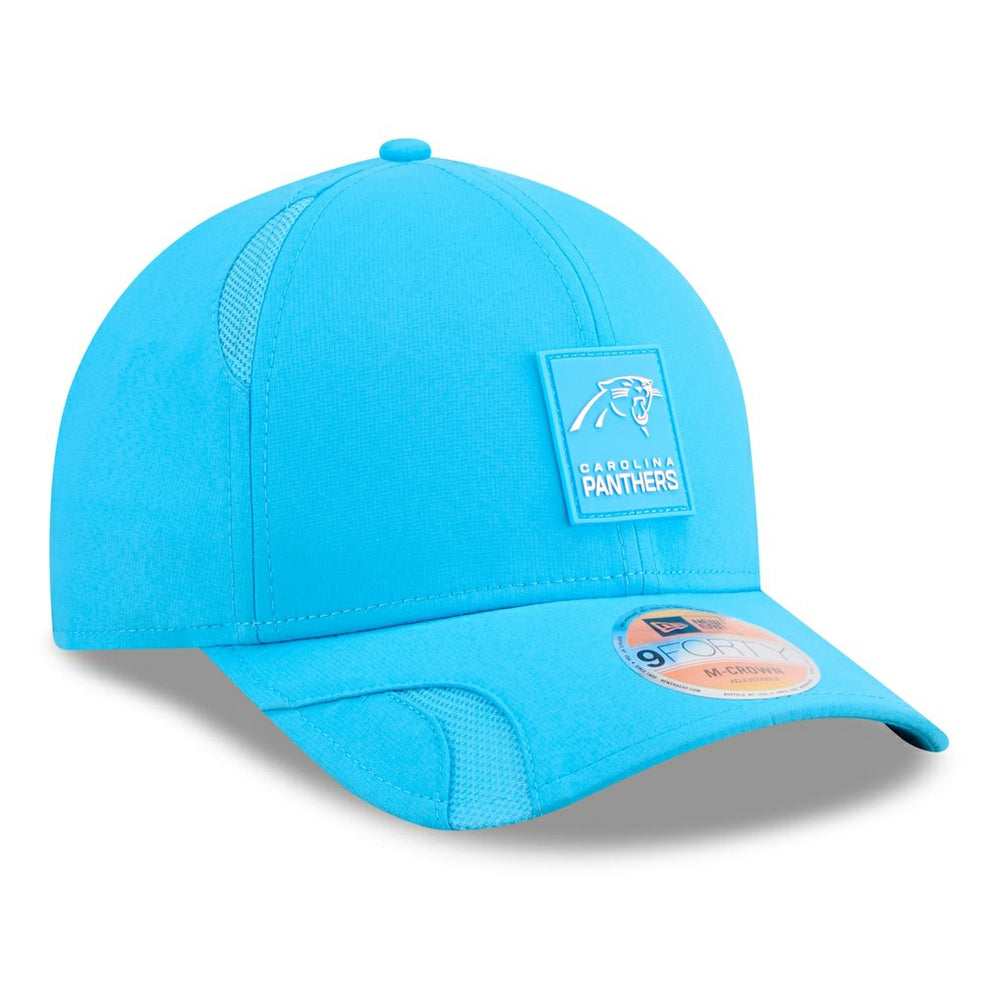 Carolina Panthers New Era 2025 Sideline M-Crown 9FORTY Adjustable Hat Blue - NFL