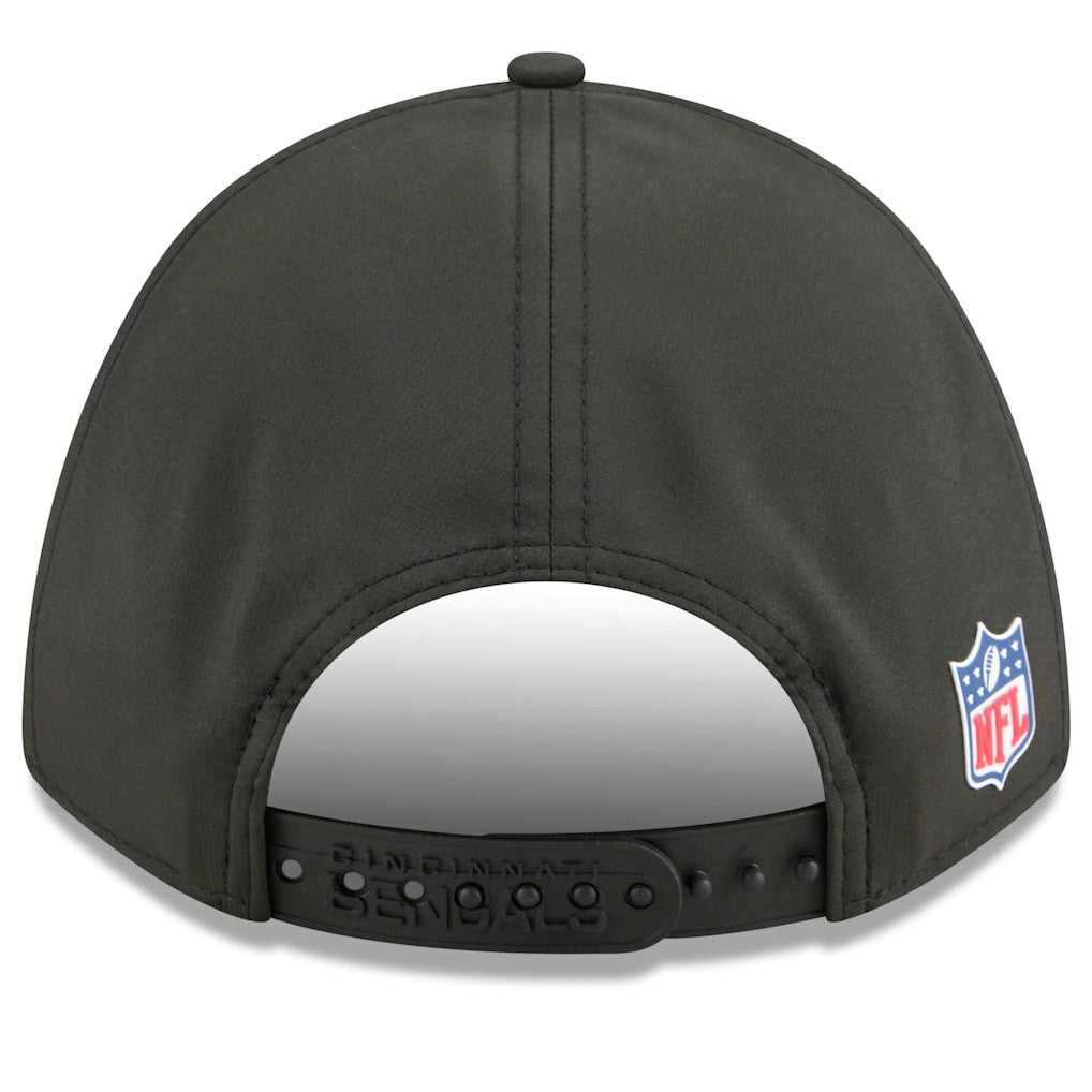 Cincinnati Bengals New Era 2025 Sideline M-Crown 9FORTY Adjustable Hat Black - NFL