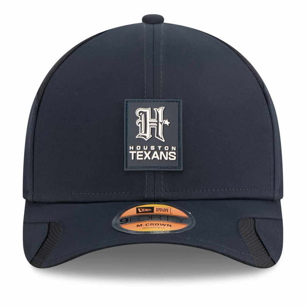 Houston Texans New Era 2025 Sideline H-Town M-Crown 9FORTY Adjustable Hat Navy - NFL