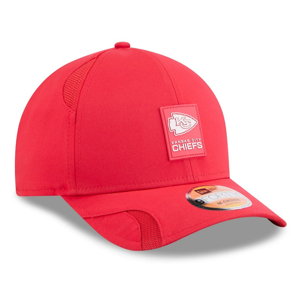 Kansas City Chiefs New Era 2025 Sideline M-Crown 9FORTY Adjustable Hat Red - NFL
