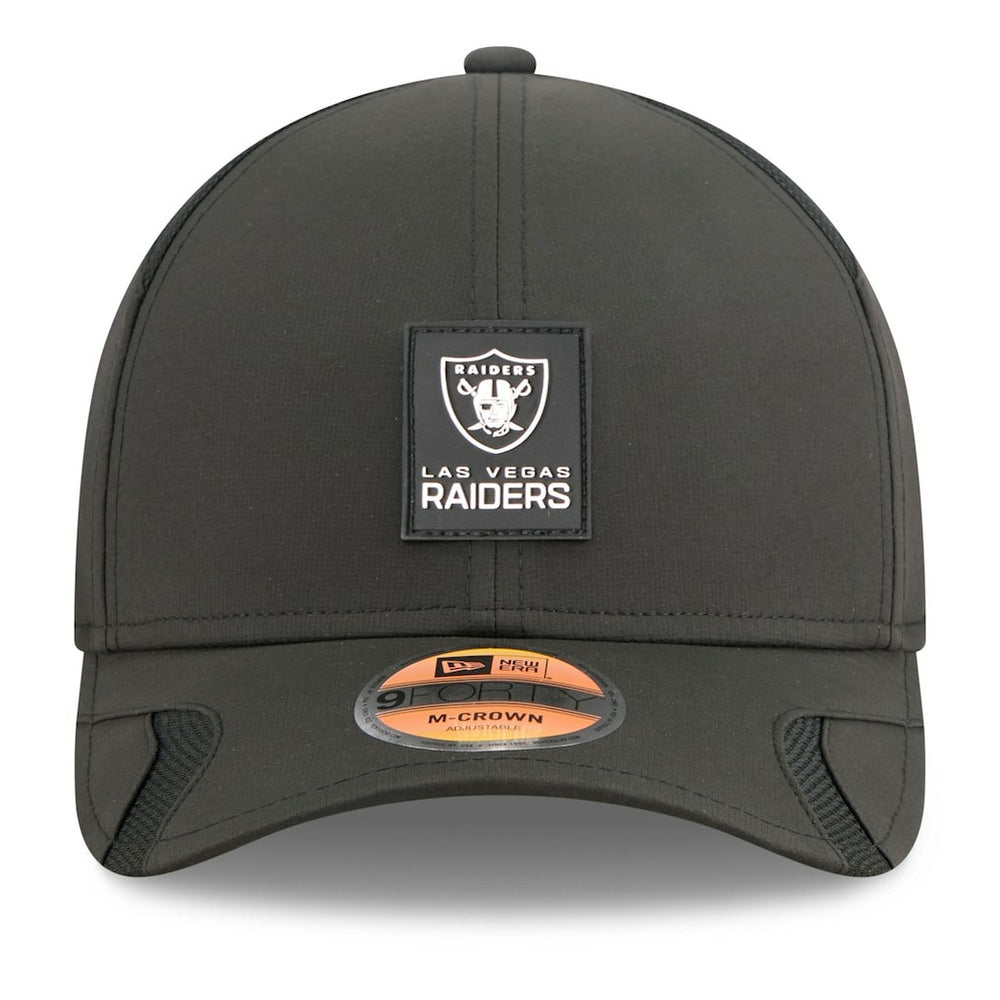 Las Vegas Raiders New Era 2025 Sideline M-Crown 9FORTY Adjustable Hat Black - NFL