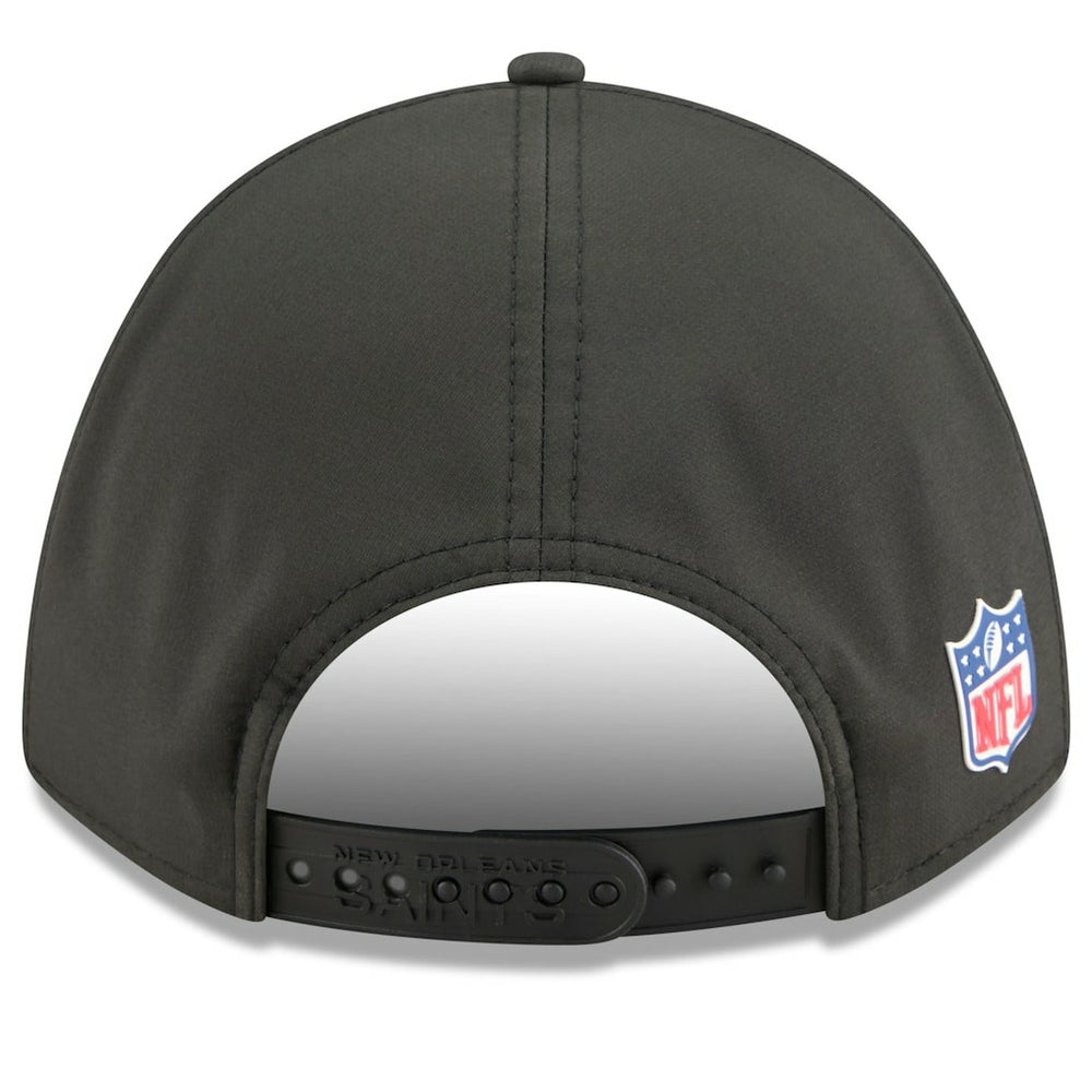 New Orleans Saints New Era 2025 Sideline M-Crown 9FORTY Adjustable Hat Black - NFL
