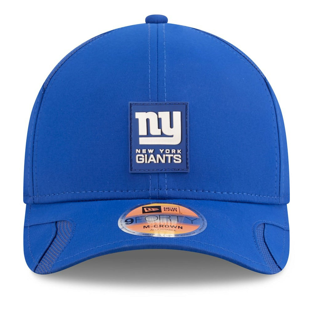 New York Giants New Era 2025 Sideline M-Crown 9FORTY Adjustable Hat Royal - NFL