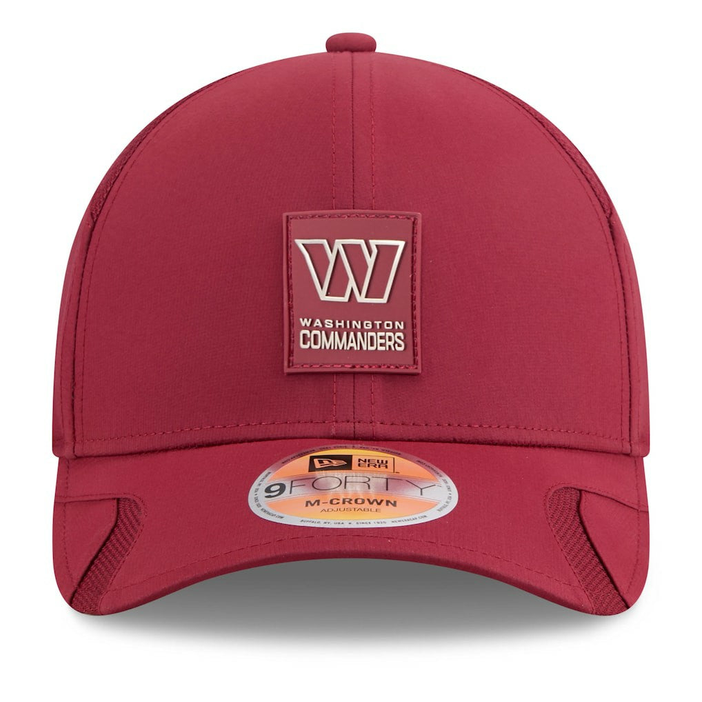 Washington Commanders New Era 2025 Sideline M-Crown 9FORTY Adjustable Hat Burgundy - NFL