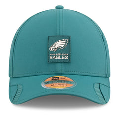 Philadelphia Eagles New Era 2025 Sideline M-Crown 9FORTY Adjustable Hat Midnight Green - NFL