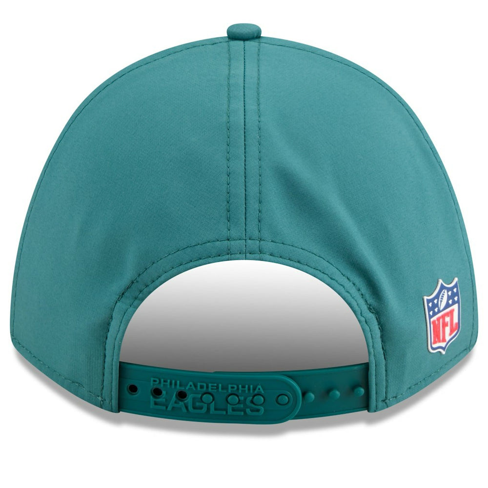 Philadelphia Eagles New Era 2025 Sideline M-Crown 9FORTY Adjustable Hat Midnight Green - NFL