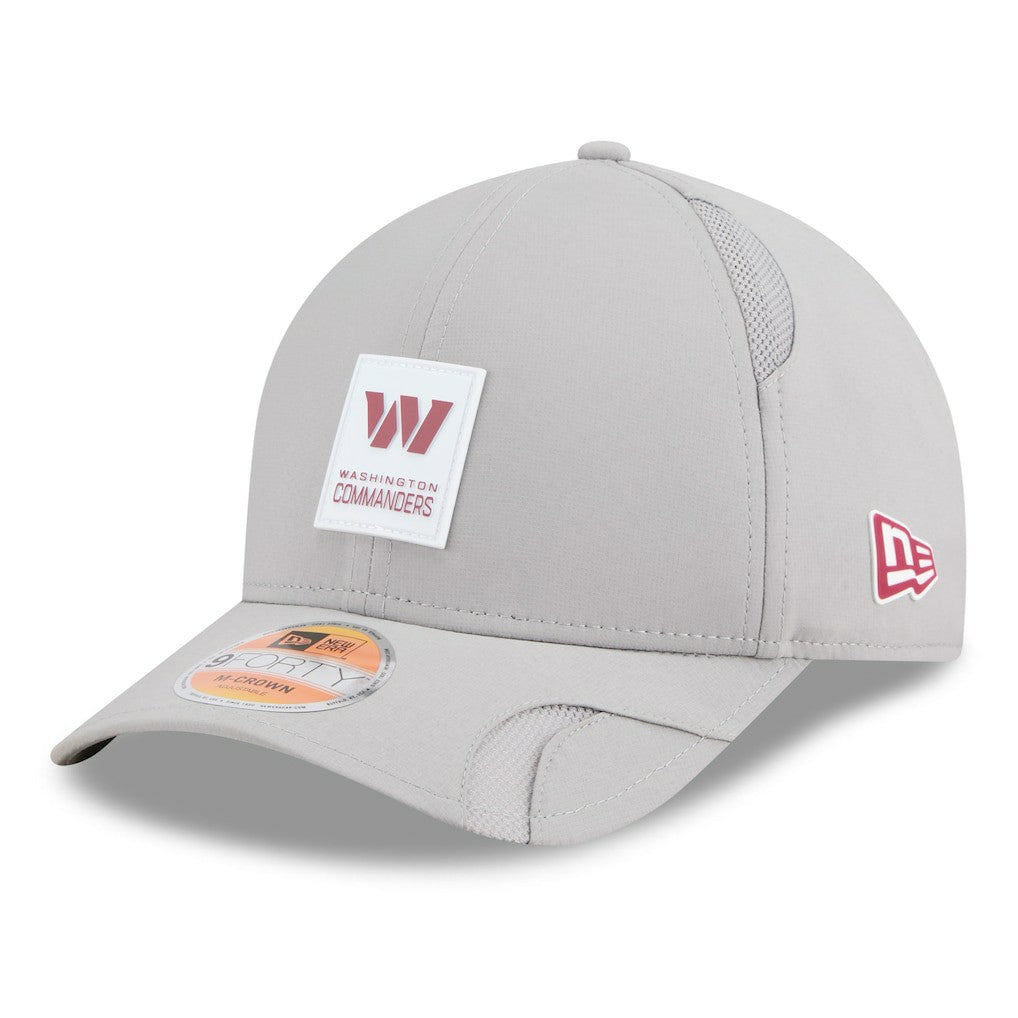 Washington Commanders New Era 2025 Sideline M-Crown 9FORTY Adjustable Hat Gray - NFL