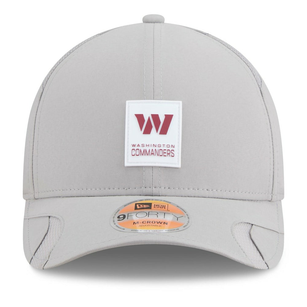 Washington Commanders New Era 2025 Sideline M-Crown 9FORTY Adjustable Hat Gray - NFL