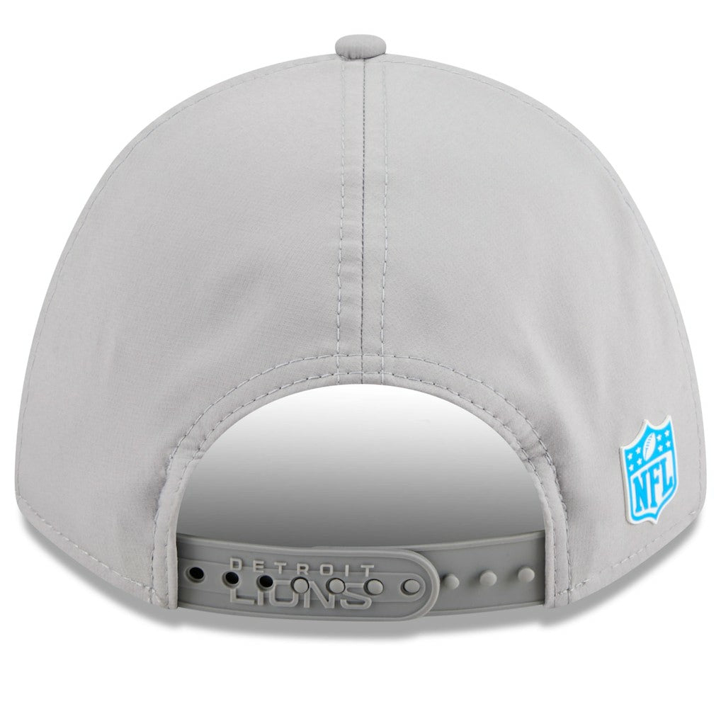 Detroit Lions New Era 2025 Sideline M-Crown 9FORTY Adjustable Hat Gray - NFL