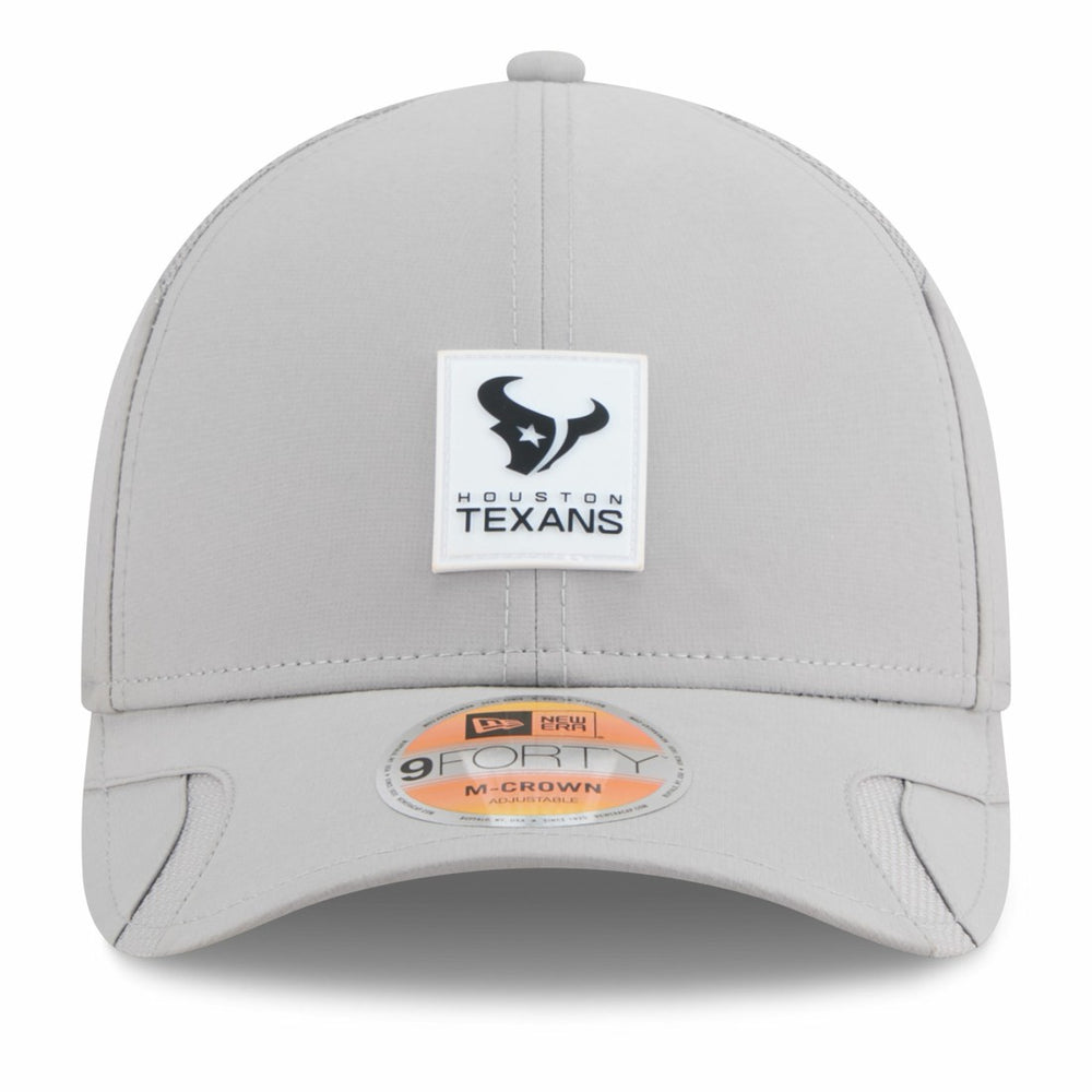 Houston Texans New Era 2025 Sideline M-Crown 9FORTY Adjustable Hat Gray - NFL