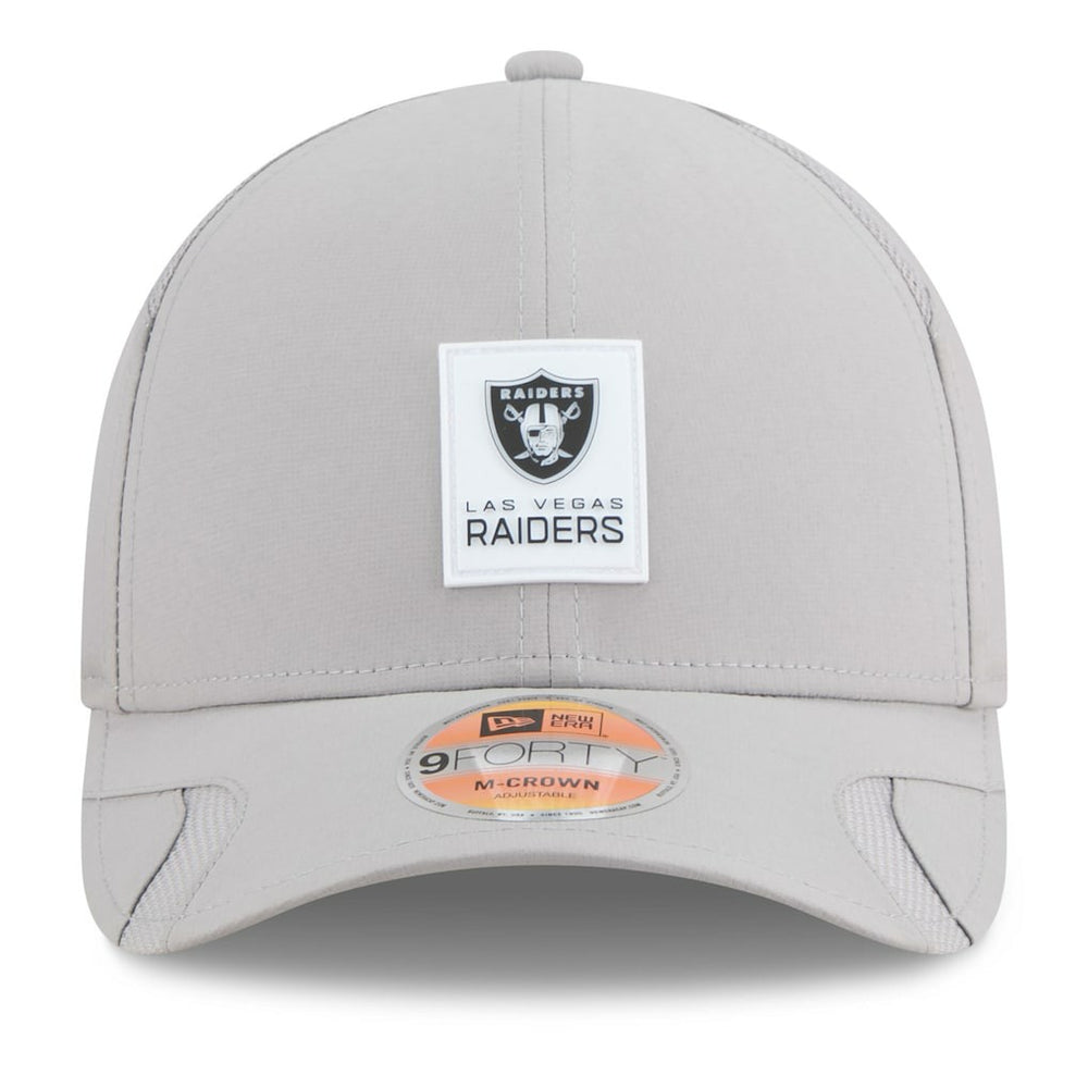 Las Vegas Raiders New Era 2025 Sideline M-Crown 9FORTY Adjustable Hat Gray - NFL