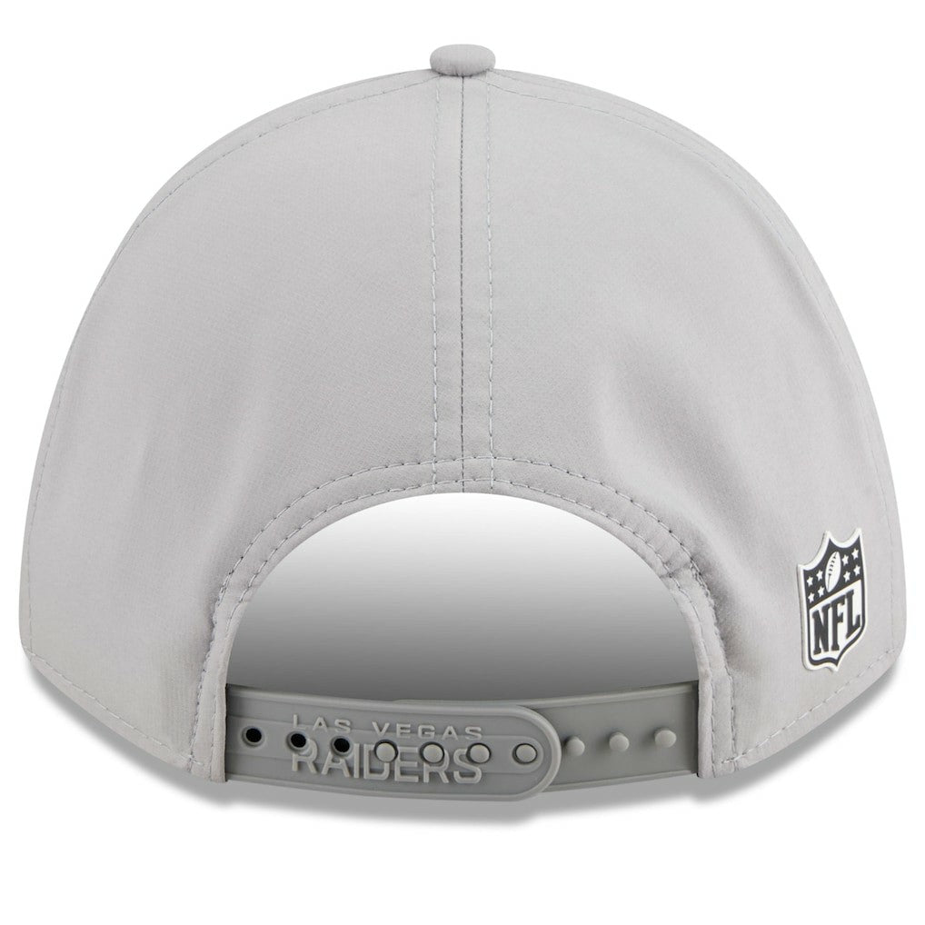 Las Vegas Raiders New Era 2025 Sideline M-Crown 9FORTY Adjustable Hat Gray - NFL