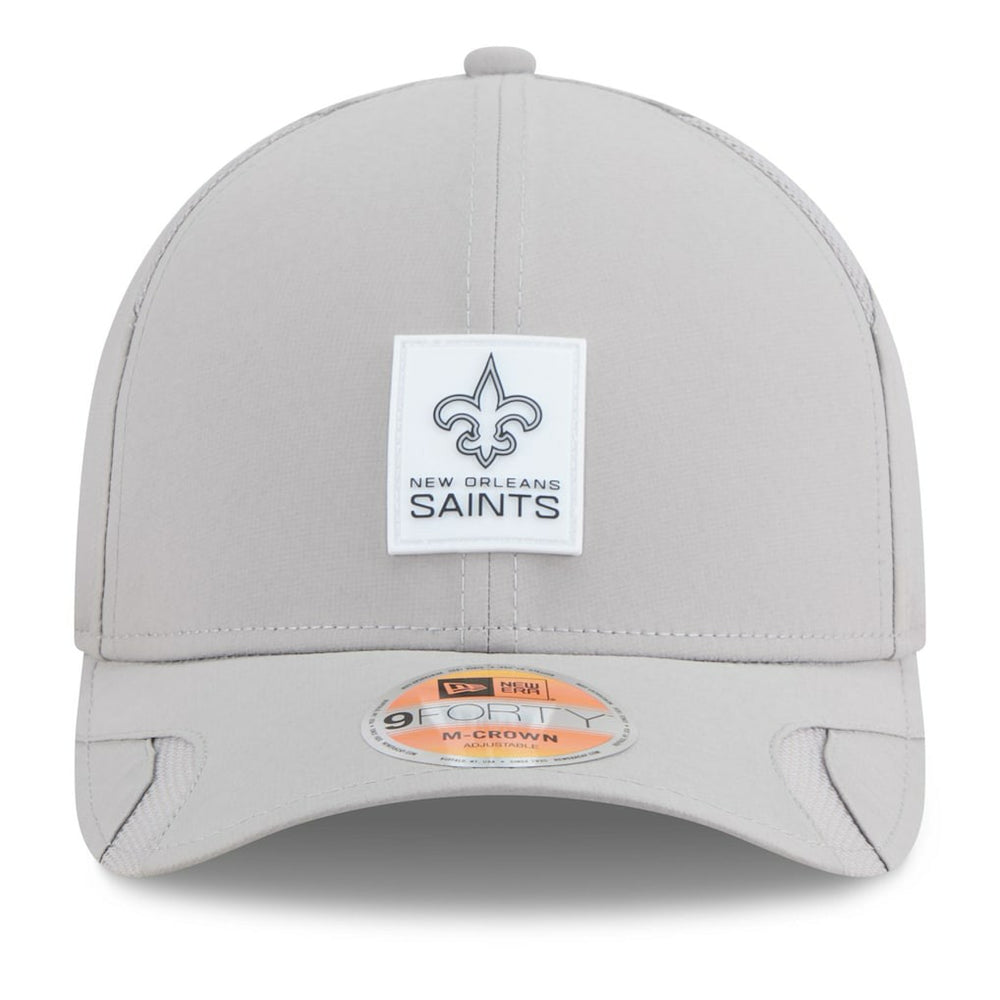 New Orleans Saints New Era 2025 Sideline M-Crown 9FORTY Adjustable Hat Gray - NFL