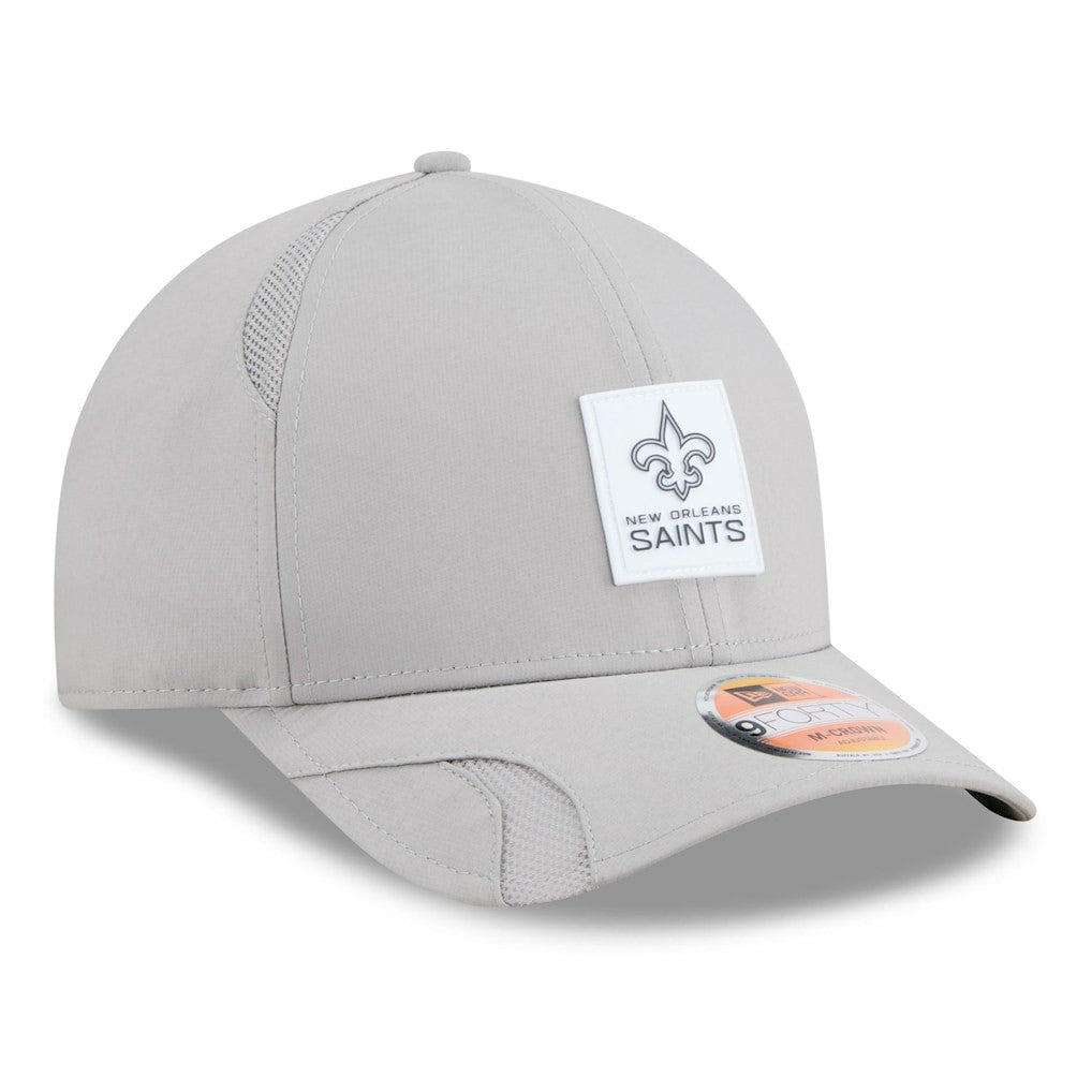New Orleans Saints New Era 2025 Sideline M-Crown 9FORTY Adjustable Hat Gray - NFL
