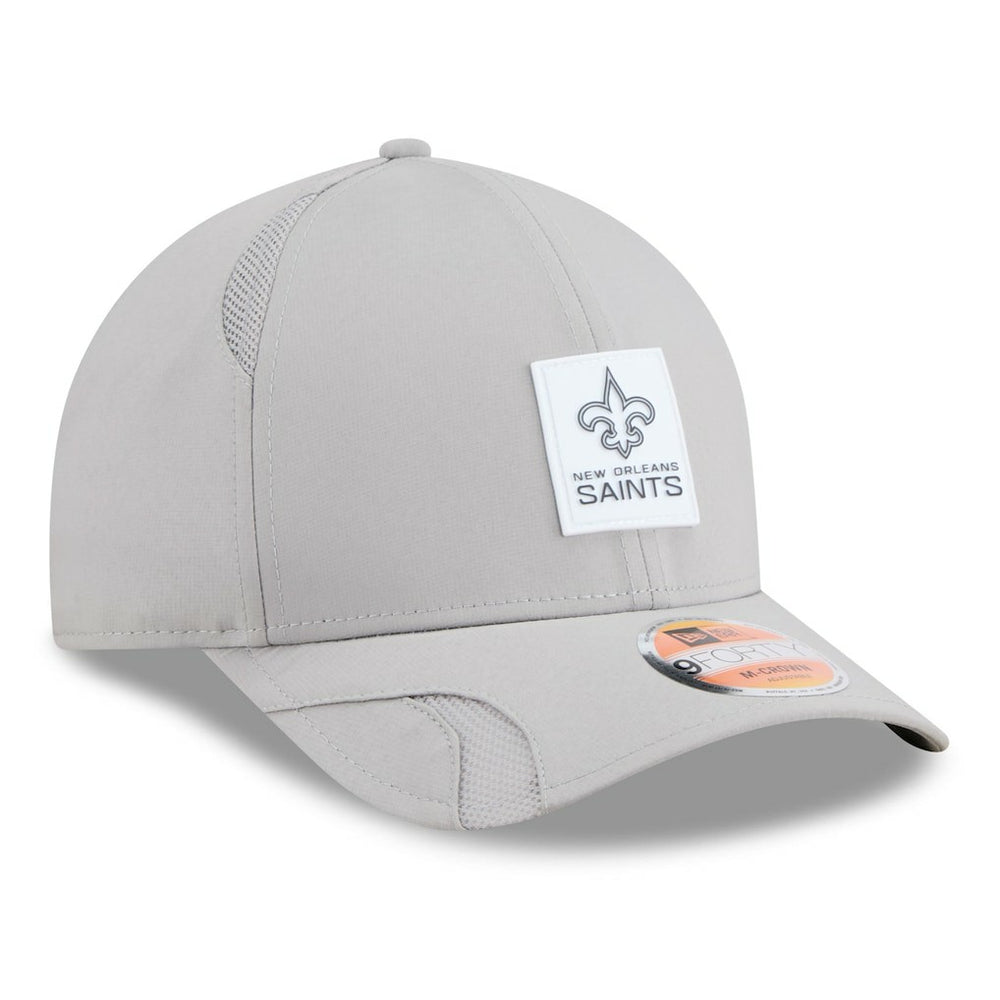 New Orleans Saints New Era 2025 Sideline M-Crown 9FORTY Adjustable Hat Gray - NFL