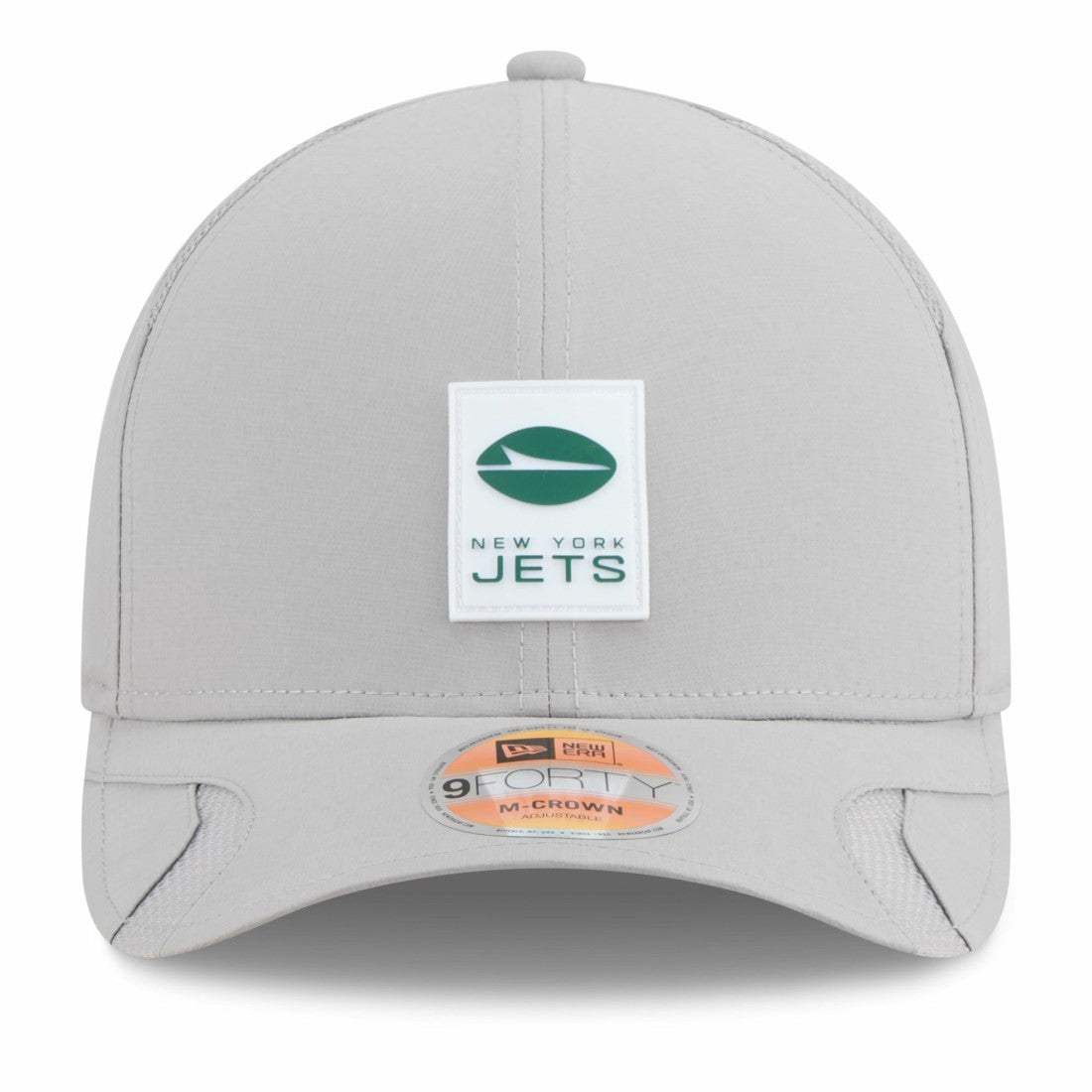 New York Jets New Era 2025 Sideline M-Crown 9FORTY Adjustable Hat Gray - NFL