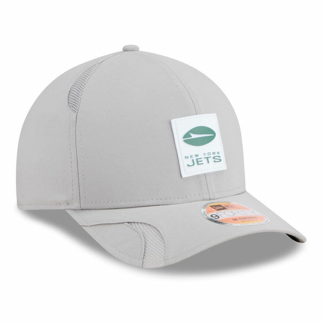 New York Jets New Era 2025 Sideline M-Crown 9FORTY Adjustable Hat Gray - NFL