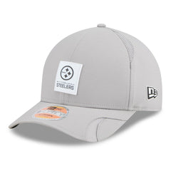 Pittsburgh Steelers New Era 2025 Sideline M-Crown 9FORTY Adjustable Hat Gray - NFL