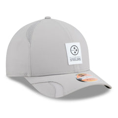 Pittsburgh Steelers New Era 2025 Sideline M-Crown 9FORTY Adjustable Hat Gray - NFL