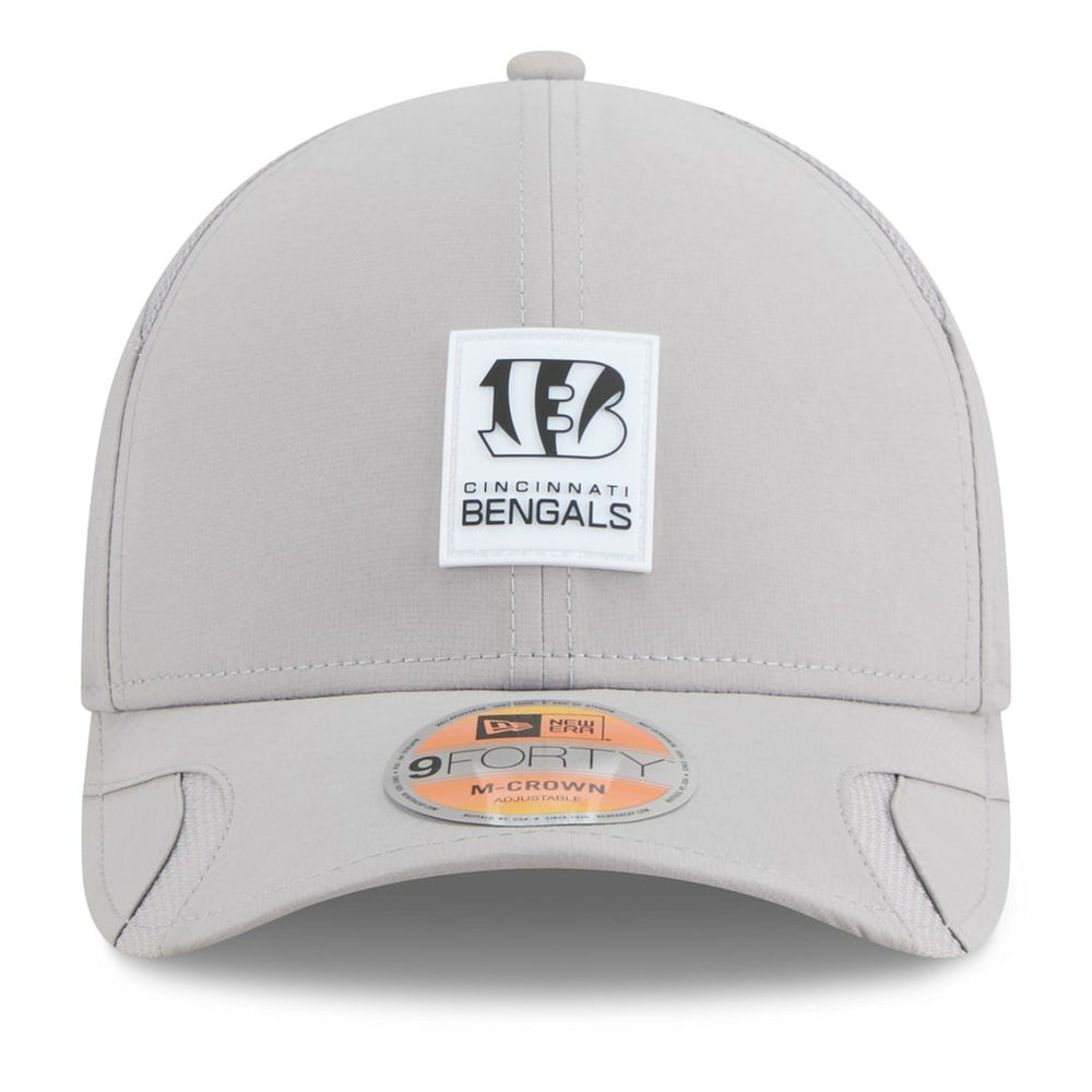 Cincinnati Bengals New Era 2025 Sideline M-Crown 9FORTY Adjustable Hat Gray - NFL