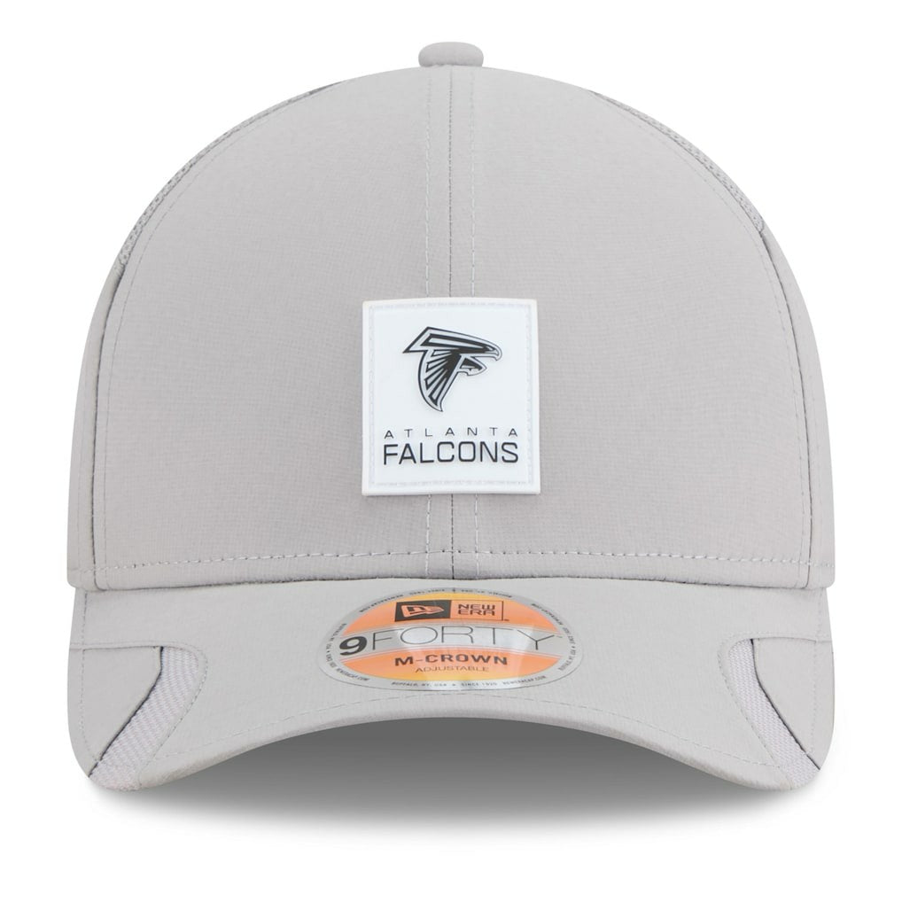 Atlanta Falcons New Era 2025 Sideline M-Crown 9FORTY Adjustable Hat Gray - NFL