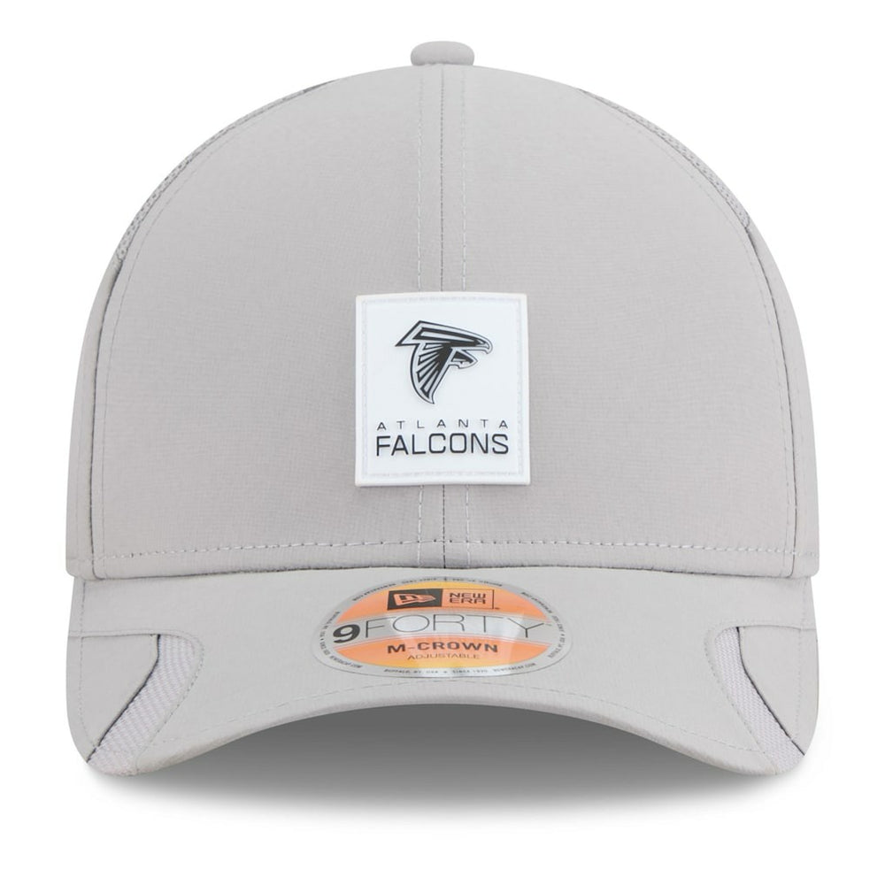 Atlanta Falcons New Era 2025 Sideline M-Crown 9FORTY Adjustable Hat Gray - NFL